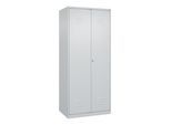 C+P PSA Doppel-Spind Classic PLUS, 2 Abteile, 1850x800x500mm, 7035/7035 Verschluss Zylinderschloss ; C + P Möbelsysteme (080002-22P|S10013)