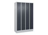C+P Z-Spind, Classic PLUS, Sockel, 8 Fächer, 1950x1200x500mm, 7035/7016 Verschluss Zylinderschloss ; C + P Möbelsysteme (080023-408|S10023)