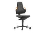 bimos Nexxit mit Rollen Supertec-Polster Grifffarbe orange Sitzhöhe 450-600 mm (9033-SP01-3279)