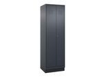 C+P PSA Doppel-Spind Classic PLUS, Sockel, 2 Abteile, 1950x600x500mm, 7016/7016 Verschluss Zylinderschloss ; C + P Möbelsysteme (080022-20P|S10027)
