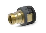 Kärcher 2 M22IG-TR22AG Adapter aus Messing vernickelt mit Innengewinde M22 und Außengewinde TR22 für Hochdruckreiniger, 4.111-030.0)