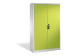 C+P Aktenschrank Acurado mit Drehtüren, 5 Ordnerhöhen, H1950xB1200xT400mm Front Viridingrün Korpus Lichtgrau ; C + P Möbelsysteme (9460-000|S10868)