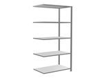 Schulte Anbauregal Steckregal MULTIplus85 2000 x 1000 x 600 mm 5 Fachböden Kreuzstrebe verzinkt ; Schulte Lagertechnik (13165)