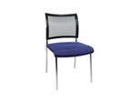 Besucher-Stuhl Visit10 m.Polster/Netz,blau ; Topstar (NV290G260)