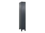 C+P Z-Spind, Classic PLUS, Füße, 2 Fächer, 1950x300x500mm, 7016/7016 Verschluss Zylinderschloss ; C + P Möbelsysteme (080013-102|S10027)