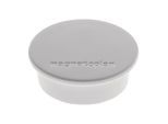 Magnetoplan Magnet Discofix Color, 10 Stück, Haftkraft ca. 2,2 kg, grau ; HOLTZ (1662001)