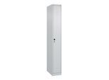C+P Spind Classic PLUS, 1 Abteil, 1850x250x500mm, 7035/7035 Verschluss Sicherheits-Drehriegel ; C + P Möbelsysteme (080000-19|S10008)