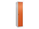 C+P Spind Classic PLUS, 1 Abteil, 1850x400x500mm, 7035/2004 Verschluss Sicherheits-DrehriegelTrennwand mittig ; C + P Möbelsysteme (080000-12F|S10030)