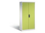 C+P Akku-Ladeschrank für 15 E-Werkzeuge, H1950xB930xT500mm, Viridingrün/Lichtgrau ; C + P Möbelsysteme (8921-05E3|S10000)