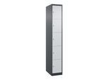 C+P Schließfachschrank Classic PLUS, 1 Abteil, 1850x300x500mm, 7016/7035 Innenhöhe Gefach oben (oberes 365 mm Front RAL 7035 Lichtgrau ; C + P Möbelsy (080000-105|S10011)