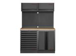 Kraftwerk Mobilio 2er Kombi Oberschrank, Buche Multiplex (3964K-BLK-010)