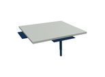 Rocholz Ecktisch SYSTEM 2000 angebaut 920x920x690-960 mm (203110)