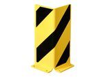 Moravia Anfahrschutz Winkel schwarz/gelb 400 x 160 x 6 mm zum Aufdübeln (197.13.182)