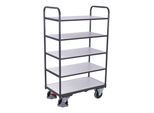 VARIOfit ESD Etagenwagen hoch 5 Ladeflächen 1.000 x 600 mm ; Cordes (sw-600.259)