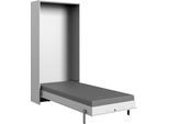 Schrankbett WIMEX "Juist Schrankklappbett Gästebett", weiß, H:213cm, Schrankbetten, vertikal klappbar, 3 Liegeflächen, mit Lattenrost, Made in Germany