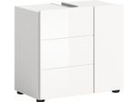 welltime Waschbeckenunterschrank »BIEL, TOPSELLER!, Breite 60 cm, 1 Tür, 2 Fächer, mit Siphonausschnitt«, (1 St.), Badmöbel, Badschrank, Schrank, Unterschrank, Bad, Badezimmer