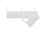My Baby Lou Nestchen , Weiß , Textil , Uni , Füllung: Polyester , 32x210 cm , Textiles Vertrauen - Oeko-Tex® , Schlafen, Babybettausstattung, Babynestchen & Nestchenschlangen