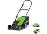 Greenworks G40LM35K2 - Akku Rasenmäher - 40V 2Ah