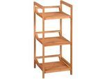 Kesper Badezimmerregal , Hellbraun , Holz , Bambus , 3 Fächer , 30x70x30 cm , FSC 100% , stehend , Badezimmer, Badezimmerregale, Badregale