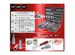 KS Tools 1/4 Zoll+3/8 Zoll+1/2 Zoll Steckschlüssel-Satz, 195-tlg.