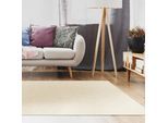 Wollteppich LUXOR LIVING "Sheffield, Made in Germany" Gr. 4, beige (creme), B:160cm H:5mm L:240cm, Schurwolle, Teppiche, melierte Berber-Optik, reine Wolle, auch als Läufer erhältlich