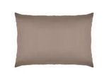 Novel Polsterbezug , Taupe , Textil , 2-teilig , Uni , 40x60 cm , atmungsaktiv, pflegeleicht, schadstoffgeprüft , Heimtextilien, Bezüge, Polsterbezüge