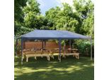 vidaXL Partyzelt 4x6 m Blau