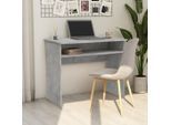 vidaXL Schreibtisch Betongrau 90x50x74 cm Holzwerkstoff