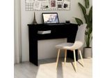vidaXL Schreibtisch Schwarz 90x50x74 cm Holzwerkstoff