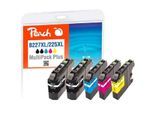 Tintenpatrone »Peach Brother LC-225XL/227XL 2x BK, C, M, Y«, (5 St.)