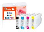 Tintenpatrone »Peach Epson No 755XL«, (4 St.)
