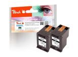 Peach Tintenpatrone »HP Nr. 304XL (N9K08AE) 2x Black«, (2 St.)