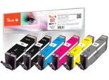 Peach Tintenpatrone »Canon 570/571L, Multi-6-Pack BK/PBK/C/M/Y/G«