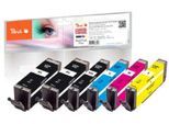 Tintenpatrone »Peach Canon PGI-580XXL / CLI-581XXL 2x BK, 1x PBK/C/M/Y«, (6 St.)