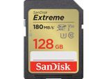 Sandisk Speicherkarte »Extreme 128GB«, (UHS Class 3 180 MB/s Lesegeschwindigkeit)