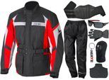 NERVE Motorradkombi, (Set, 8 tlg.)