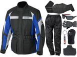 NERVE Motorradkombi, (Set, 8 tlg.)
