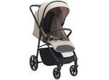 Jimmylee Buggy , Beige , Textil , 56x107x55 cm , EN 1888 , kugelgelagerte Räder, Griff in Lederoptik, Transportsicherung, Einhand-Faltmechanismus , Baby on Tour, Kinderwagen, Buggys