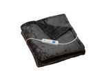 Grafner® Wärmedecke Heizdecke Fleece 180 x 130 cm Grau elektro Wärmedecke WD10853