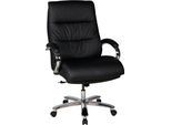 Chefsessel DUO COLLECTION "Chefsessel Federico 180 kg", schwarz (schwarz, kunstleder), B:83cm H:115cm T:70cm, Stühle, Federkern, bis 180 kg, robust