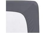 Florella Spannleintuch , Dunkelgrau , Textil , 90-100x200-220 cm , Oeko-Tex® Standard 100, Oeko-Tex® Made IN Green , Rundumgummi, bügelfrei, für Wasserbetten geeignet, rutschfest auf der Matratze, Spezialgummi für unermüdliche Elastizität, weich und anschmiegsam, formstabil und langlebig, perfekter Sitz, spielend leicht zu überziehen, besonders dehnbar, absolut faltenfreier Sitz, allerhöchster Kom