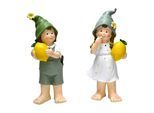 Gartenfigur »Dameco Kinder mit Zitrone 2er Set«