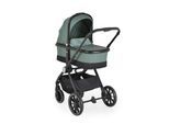 Cangaroo Kombikinderwagen 3 in 1 Christiano Babywanne Babyschale klappbar Tasche grün