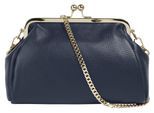 Cluty Abendtasche, echt Leder, Made in Italy