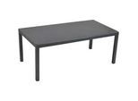 Gardenson Gartentisch , Graphitfarben , Metall , rechteckig , eckig , 100x75x190 cm , Gartenmöbel, Gartentische, Gartentische