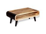 vidaXL Couchtisch Raues Mangoholz 90x55x39 cm
