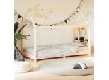 vidaXL Kinder-Bettgestell Massivholz Kiefer 70 x 140 cm