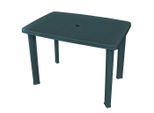 vidaXL Gartentisch Grün 101x68x72 cm Kunststoff