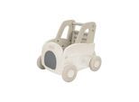 Kikkaboo Lauflernwagen 4 in 1 Trolie Ziehspielzeug, Rutscher, Aufbewahrungsbox beige