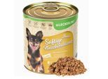 Lyra Pet Lecker.Pet Josie's Saftige Fleischmahlzeit Sensitiv mit Pute & Reis Hundefutter Nassfutter 4,8 kg